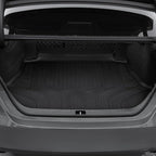 Floor Mats for Toyota Camry 2018-2024, All Weather Floor Mats Trunk Cargo Liner and Door Sill Guards Accessories, Full Coverage Set (Not fit AWD or Hybrid Models)