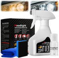 Upgrade Automotive Headlamp Restoration Fluid Kit, Car Headlight Cleaner and Restorer Coating Spray Kit, Headlight Restoratio