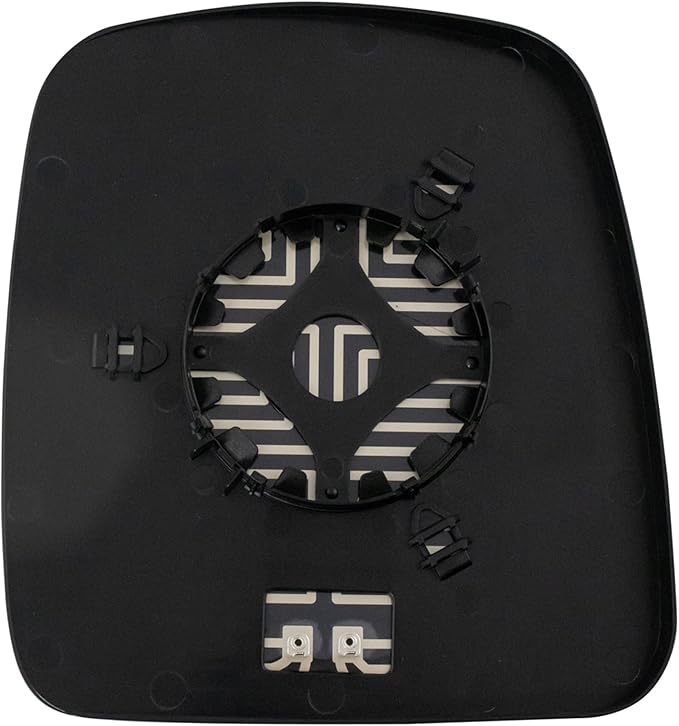 TRQ Driver Side Power Heated Mirror Glass Compatible with 2003-2007 Chevrolet Express 1500 2500 3500 GMC Savana 1500 2500 350