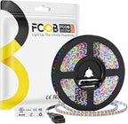 WS2812B RGB LED Strip 16.4ft 5V Individually Addressable 5mm Ultra Thin 2020SMD Dream Color Smart RGB 160LEDs/m 800ICs Flexible Tape Light for Car TV Backlighting (No Power/Controller)