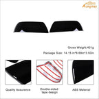 Car Door Rear View Mirror Cover Trim Compatible with Toyota Tundra 2007-2021 Sequoia 2008-2020 Exterior Rearview Mirror Housing Cap Protector Accessories, Only Fit Without Turn Signal Lights Version