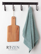 RTZEN Wall Mount Hook Set - Wrought Iron Decorative Rustic Metal Coat Hooks for Hanging - Handcrafted Classic Farmhouse Wall 