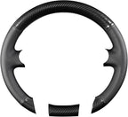 Hand-Stitch Steering Wheel Cover with Microfiber Leather & Carbon Fiber Leather Fit for Toyota Prius V 2012 2015/Prius C 2012 2015 2017/Prius 2010 2012/Prius Plus Prius Plug-in Hybrid 2013
