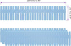 JOIKIT 60 PCS Blue Plastic DIY Grid Drawer Dividers, Adjustable Organizer, Household Storage Makeup Socks Underwear Organizer