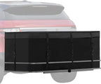 MDSTOP Hitch Cargo Carrier Bag, Waterproof Cargo Bag, 12.5 Cu Ft 53"x20"x20" Rainproof Vehicle Soft-Shell Carriers, with 8 Reinforced Straps for Vans Truck Pickup (Black, 12.5 cu. ft 53"x20"x20")