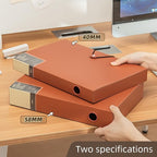A4 Storage File Boxes Plastic Archives Cases with Lid, File Folder Organizer Document Filing Box for office,home,school (1, 4