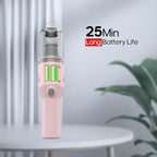 Portable Mini Car Vacuum Cleaner Pink, High Power Cordless(400g) Handheld Rechargeable Vacuum Cleaner for Desk V06
