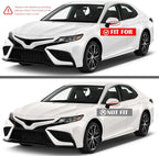 Car Ox Horn Side Rearview Mirror Cover Wing Mirror Protect Decorate Covers Auto Exterior Decoration Accessories for Toyota Camry 2018 2019 2020 2021 2022 2023 2024 2025(Bright Black)