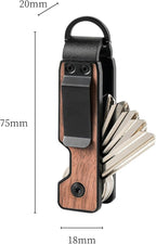 Metallic Key Organizer - Aluminum Key Organizer holder, Minimalist Innovative Keychain.