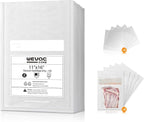 Wevac 11" x 16" Precut Vacuum Sealer Bags, 100 Count, Includes 5 Liquid Block Bags & 5 Bone Guard Pieces, Heavy Duty for Food