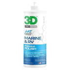 3D Marine & RV Finishing Polish – Removes P2000 Grit Scratches, Oxidation & Swirls, High-Gloss Gel Coat Shine, No Fillers, Low-Dust Formula, 32oz