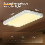 RV Lights Interior 1700LM，3 Color 12V Volt Led Light, Super Bright 120 LEDs Dome Light Fixture for RV Accessories/Camper/Car/Trailer/Boat (Frosted Finish/(Cold +Warm+Natural Light) 2PCS)