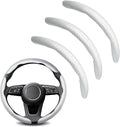 3pcs Universal Carbon Fiber Steering Wheel Cover - Anti-Slip & Segmented Design, Universal 99% Durable Steering Wheel Protect