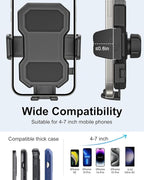 GDZN Adjustable CD Slot Car Phone Mount, [One Button Release] Ultra Sturdy CD Player Phone Holder, Hands-Free Car CD Phone Stand for iPhone 15 Pro Max 14 13 12, Galaxy S24 Ultra 23 22 All 4-7" Phones