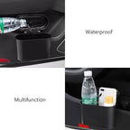 Car Trash Can Bin with Lid - 2 Packs Universal Vehicle Mini Leakproof Garbage Can Bin with 40pcs Trash Bags Car Organizers and Storage for Front Back Seat Accessories for Auto Office Home(Black)