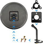 5.7 Inch Convex Round Mirror Blind Spot For Isuzu Mitsubishi Fuso Truck Bus Atv Utv Tractor Room Adjustable Bracket 2 Pcs
