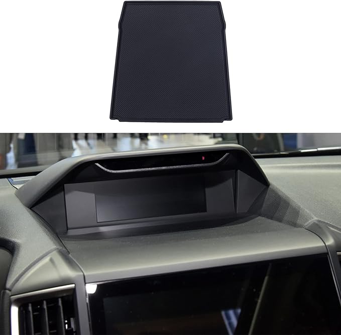 Dashboard Mats Fit for Subaru Forester/Impreza/XV/Crosstrek 2018-2023, Car Dashboard Anti-Slip Silicone Pad, Center Console D