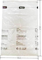 Vacuum Storage Bags for Clothing - NeatNest 6 Pack Roll-Up, 40×60cm (15.7"×23.6"), No Vacuum Needed, Compression Packing Bags