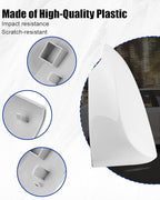 Right Passenger Side Mirror Cover Cap Fit for Toyota Corolla with Turn Signal 2014 2015 2016 2017 2018, White