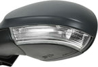 TRQ 2 Piece Driver and Passenger Side Mirror Assembly Set Electric Adjustment Heated No Memory Gray Compatible with 2006-2010