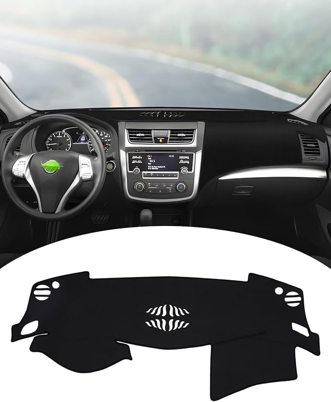 FIILINES Dash Cover for Nissan Altima 2013-2018, Dashboard Cover Altima Accessories Dash Mat Sunshade Nonslip Mesh Protector 