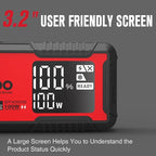 GOOLOO GT4000S Jump Starter 4000 Amp Car Starter 100W Two-Way Fast-Charging Portable Car Battery Charger Booster Pack for 10L Diesel and All Gas Engines, SuperSafe Lithium Jump Box for 12V Vehicles