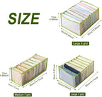 3PCS Wardrobe Clothes Organizer - Foldable Closet Drawer Organizer for Clothes, Portable Closet Organizers and Storage Bins, 