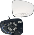 Right Passenger Side Mirror Glass Heated W/Blind Spot NO-Auto Dimming Compatible with 2017-2024 Chrysler Pacifica for 2020-2024 Chrysler Voyager（2 PIN ） (Passenger Blind Spot No-Anti-glare)