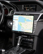 woleyi CD Slot Tablet Car Mount, CD Player iPad Mount Holder, Adjustable Tablet Mount for Car, Compatible with iPad Pro 12.9 Air Mini, Galaxy Tabs, Surface Pro/Go, 5.5"-13" iPhone, Tablets and Devices