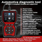 V519 OBD2 Scanner Diagnostic Tool, Car Code Reader with 35,901 Built-in DTC Lookup, Check Engine Light Reader, Live Data, I/M