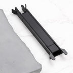 2X Rearview Mirror Wire Cover with Fixing Wires 9.5x1.8x0.9cm for Universal Car Rearview Mirror, Black