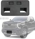 Front License Plate Frame Compatible with Chevy Silverado 2500 3500 HD 2024 2025, Bumper License Frame Holder Mounting Bracke