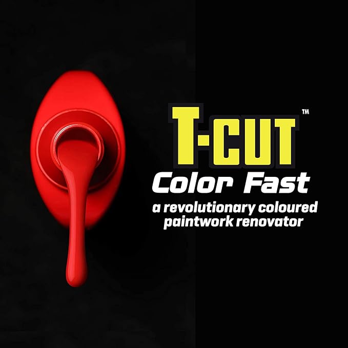 T-Cut Light Red Scratch Remover Color Fast Paintwork Restorer Car Polish, 13 Colors Available, 17 Fl Oz