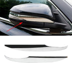 Senzeal ABS Chrome Side Rearview Mirror Trim Cover for Toyota Highlander 2014 2015 2016 2017 2018 2019 2PCS