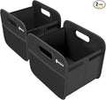 Sposuit Trunk Organizer for Car - Collapsible Split Trunk Storage with Reinforced Handles, SUV Trunk Organizers for Grocery