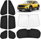 KUST Car Window Shades for Mazda CX-50 2023-2025 2026 Windshield Sun Shade Side Window Cover UV Block Privacy Protection CX50 Accessories for Camping Blackout Rear Back Full Set 8PCS
