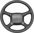 MEWANT Hand Sew Faux Leather Steering Wheel Cover for Chevy Silverado 1500 Astro Blazer C/K Kodiak S10 Suburban Tahoe