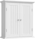 ChooChoo Bathroom Wall Cabinet, Over The Toilet Space Saver Storage Cabinet, Medicine Cabinet with 2 Door and Adjustable Shel