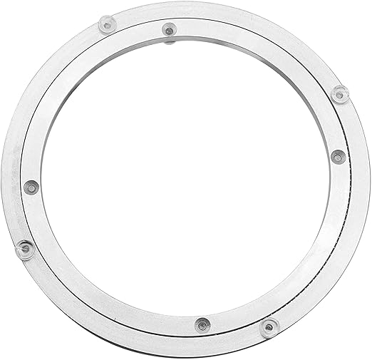 Aluminium Alloy Turntable Bearing, Heavy Duty Swivel Turntable Lazy Susan Rotating Bearing Turntable Round Dining Table Smoot