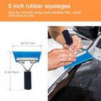 Luxiv Car Window Tint Application Tools Kit, 9 Pcs Vehicle Glass Protective Film Installing Tool, Squeegee Automotive Film Scrapers