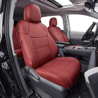 EKR Sienna Seat Covers for 2021 2022 2023 2024 2025 2026 Toyota Sienna LE, XLE,8 Seats,2nd Row 4/2/4 Split,Waterproof Seat Co