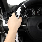 Cow Print Steering Wheel Cover, Universal 15 Inch Cute Steering Wheel Cover for Women, Breathable Anti-Slip Car Steering Whee