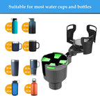 Car Cup Holder Expander Water Bottle Base fit Stanley fit owala for Yeti Rambler for Hydro Flasks 14/24/32/36/40oz -Adjustabl