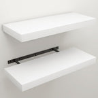 Floating Shelves for Wall, 9.3" Deep Wall Mounted Wood Shelves for Bathroom, Bedroom, Living Room, Kitchen, Hanging Shelf for