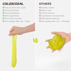 COLORCORAL Car Cleaning Gel 3Pack, Clean Putty for Cleaning for Cars Interior, Home Cleaning Supplies- Reusable Durable, Auto