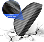 Chrome Carbon Fiber Style Car Side Door Mirror Trim Cover for Toyota Tacoma 2024 2025 2026 and 4Runner 2025 2026 (Rearview None Turn Signal Lamp）Auto Exterior Decorations Accessories Decor Kit