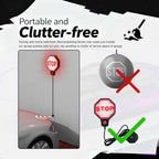 LED Garage Parking Aid Adjustable,Dual Power Garage Parking Sensor with LED Red/Yellow/Green Display,Portable Garages Car Sto