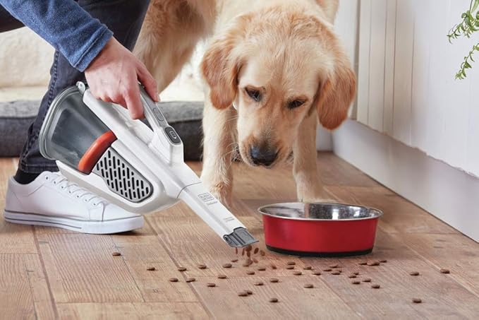 BLACK+DECKER Dust Buster Hand Held Vacuum Cordless Rechargeable, Portable Vacuum for Car, Extended Runtime, Powerful Suction,