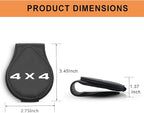 Sunglasses Holder for 4x4 Car Sun Visor Magnetic Leather Glasses Sunglass Clip Eyeglasses Mount Car Accessories for Four Wheel Drive Car Owners