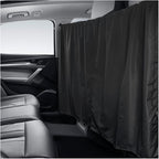 Car Divider Curtain, Automotive Privacy Blackout Divider Curtain for Sleeping & Camping, Removable Vehicle Sunshade Screen Blocks Heat, UV Rays, Universal Car Accessories